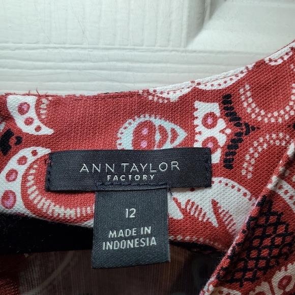 Ann Taylor Shift Dress Sz 12 - Picture 10 of 10